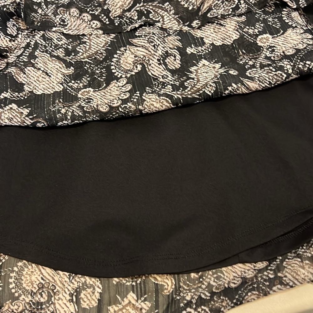 Knox Rose Dress Black/Beige with Lining Size L - Picture 4 of 11
